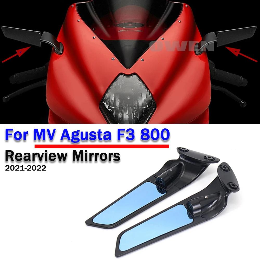 

For MV Agusta F3 800 Adjustable Sports Rear View Mirror Wind Wing Rearview Mirrors MV AGUSTA F3 800 Accessories Stealth Mirror