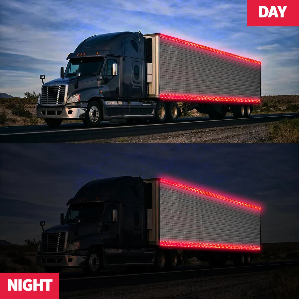 Car Truck Reflective Stickers Tape Warning Night Light Waterproof Trailer Reflector Sticker Warning Sticker for car truck