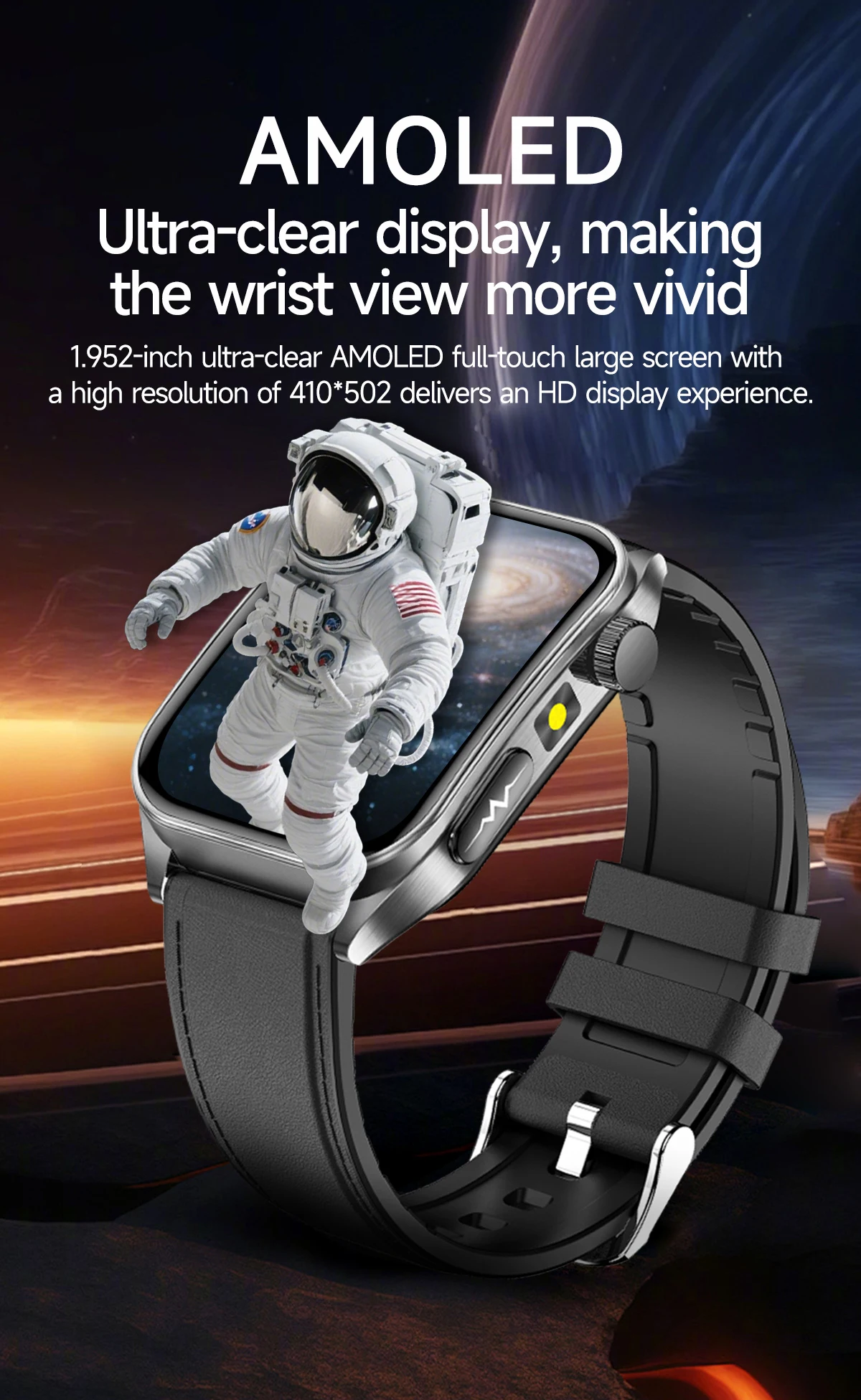 Smartwatch Avec Ecg Et Analyse De Santé Par Laser Dual-probe_voghion.com
