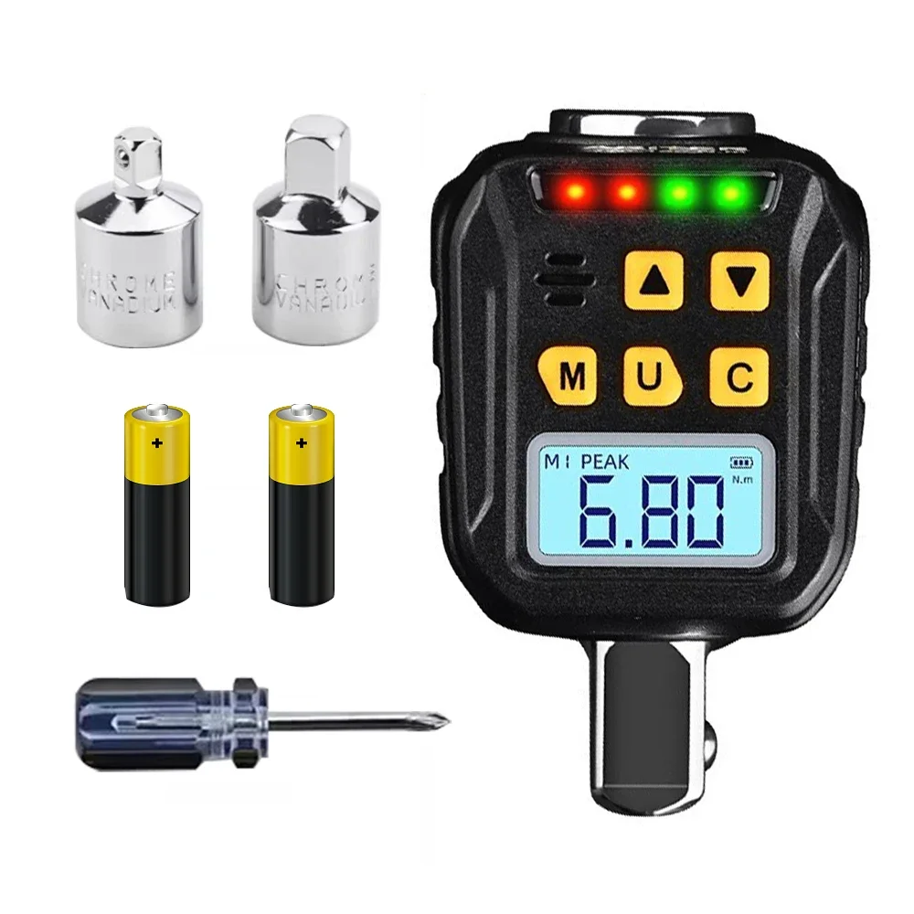 

Digital Torque Meter Digital Backlight Display Wrench Torque Tester Two Working Modes Adjustable Four Units Switchable