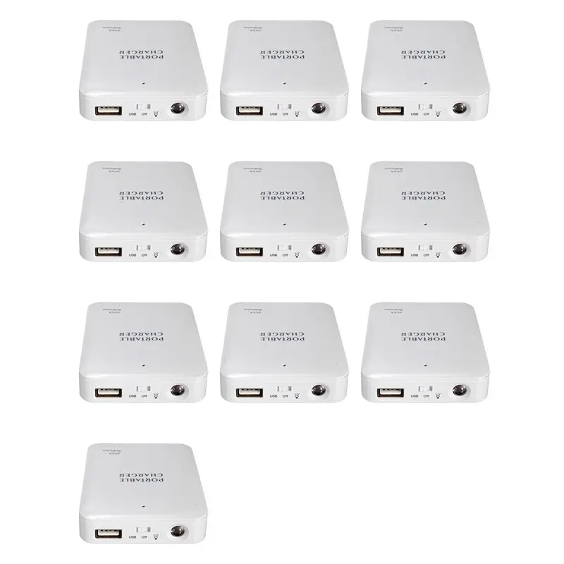 

Круглосуточная доставка, 10 шт. портативных внешних аккумуляторов USB Power Bank, 4X, в упаковке