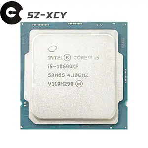 Intel Core i5-10600kf i5-10600KF GHz 6コア,CPU プロセッサ,スレッド,ファンなし,65w,lga1200,新規,4.1