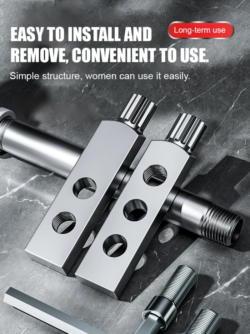 

Инструмент для извлечения сломанной резьбы углового клапана для тяжелых условий эксплуатации для удаления поврежденных болтов труб и экстракции винта с резьбовой трубы