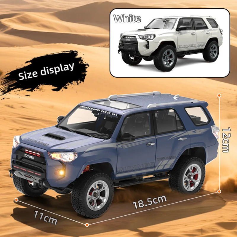 JJRC HG4 1/18 2.4G 4WD RC Car Rock Crawler LED Light Simulated