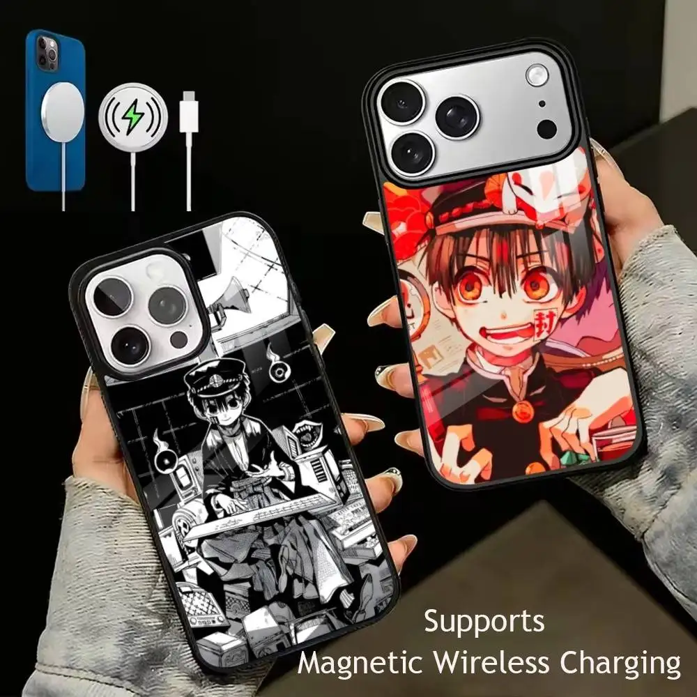 Campus Manga Toilet Bound Hanako kun  Phone Case For iPhone17,16,15,14,13,12,11 Plus,Pro Supports Magnetic Wireless Charging