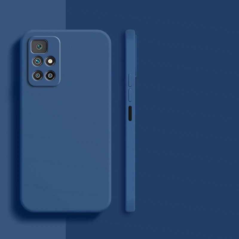 For Xiaomi Redmi 10 Case Redmi Note 10 10s Note 11 Pro Plus Cover Shockproof TPU Liquid Silicon Protetcive Phone Back Cover
