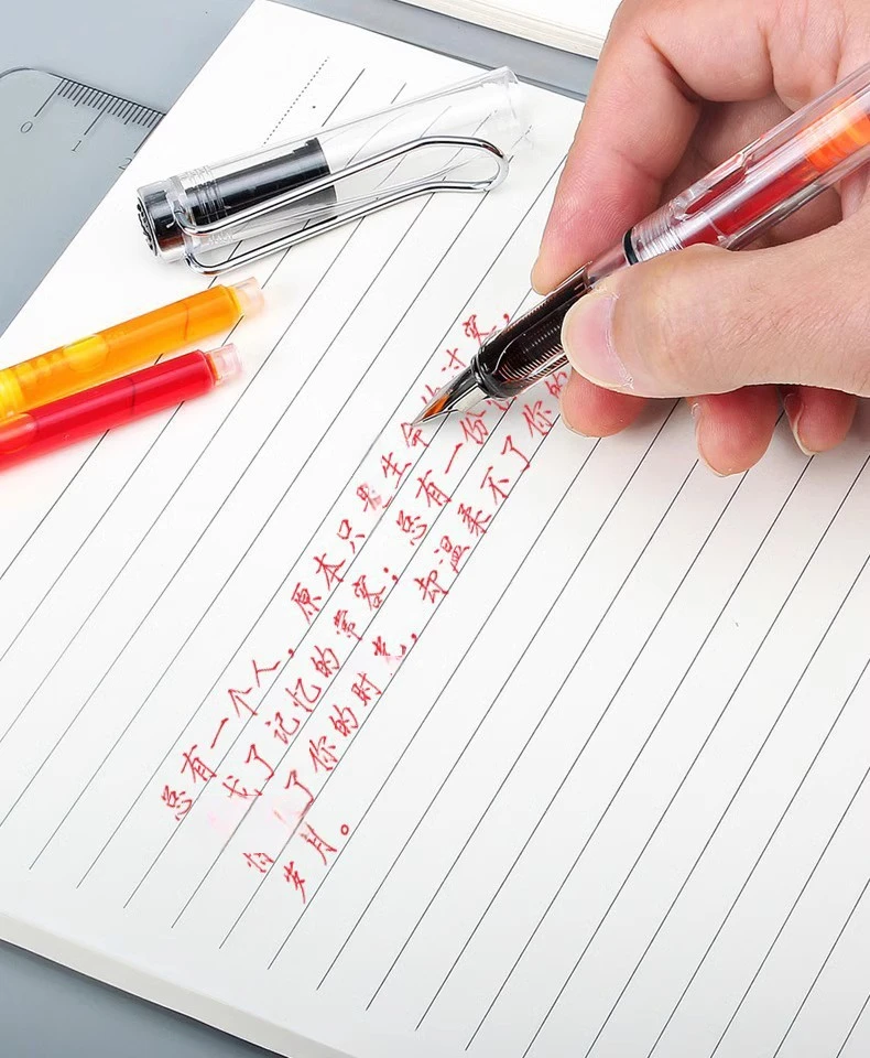500/12 SZT. JINHAO 12 Kolorów Niekarbonowe Wkłady do Piór Wiecznych 3.4mm Uniwersalne Wkładki do Piór Szkoła Biuro Artykuły Papiernicze — zdjęcie produktu 5