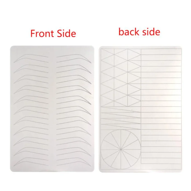 Silicone Tattoo Practice Skin Double Fake Tattoo Skin Permanent Makeup Tattoo Beginner Practice Synthetic Leather 1pcs