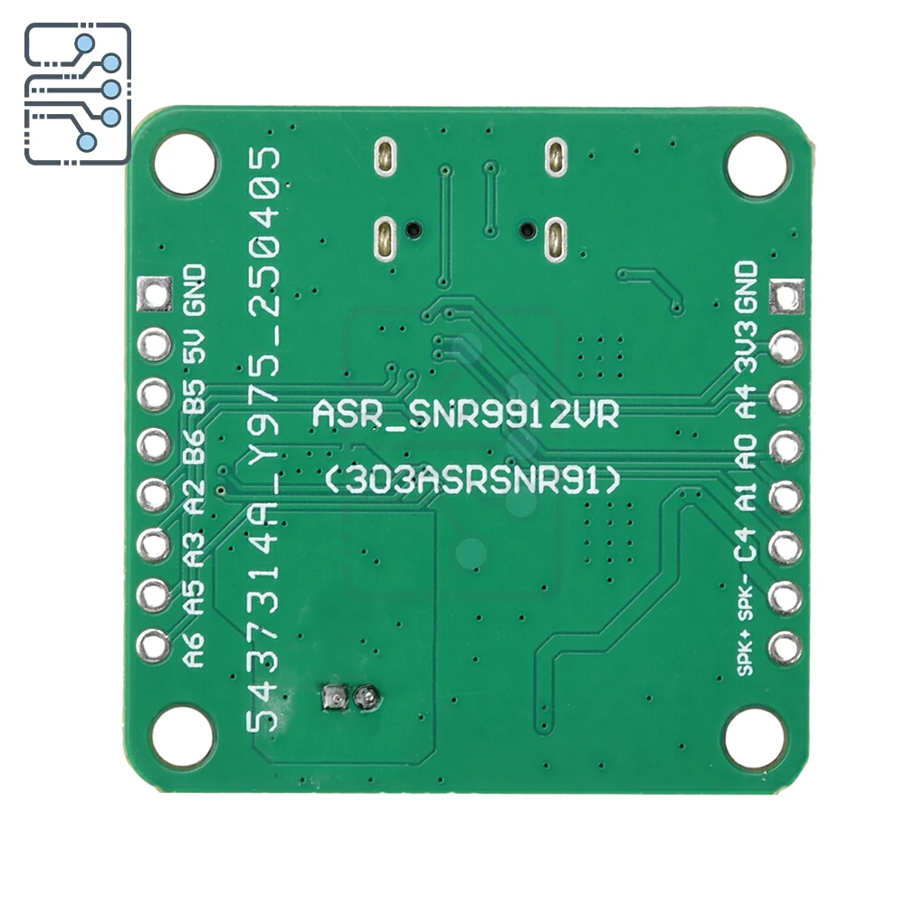 Supports AI deepseek secondary development Type C interface DC 5V SNR9912VR offline speech recognition development board module