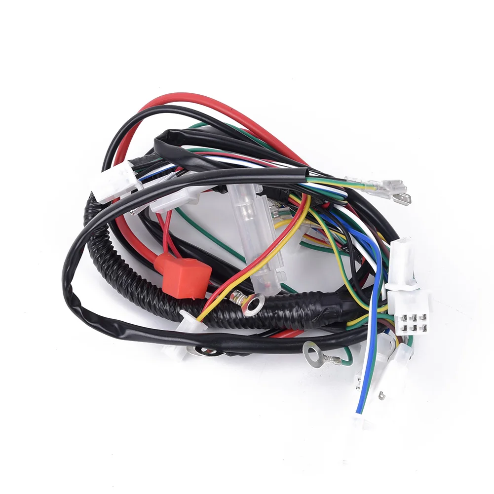 50CC-125CC Mini ATV Complete Wiring Harness CDI Stator Ignition Set For Four Strokes Chinese Electric Start Quads