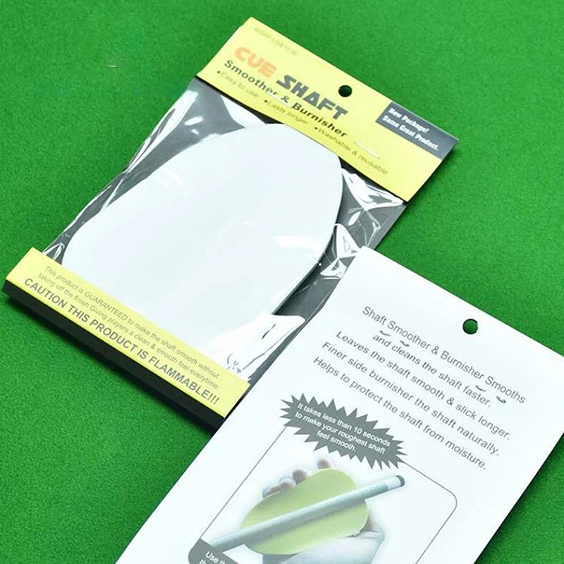 Strumento fai da te per stecche da biliardo 1PC, spugna per pulire bastoncini da biliardo, accessorio per lucidare il biliardo.