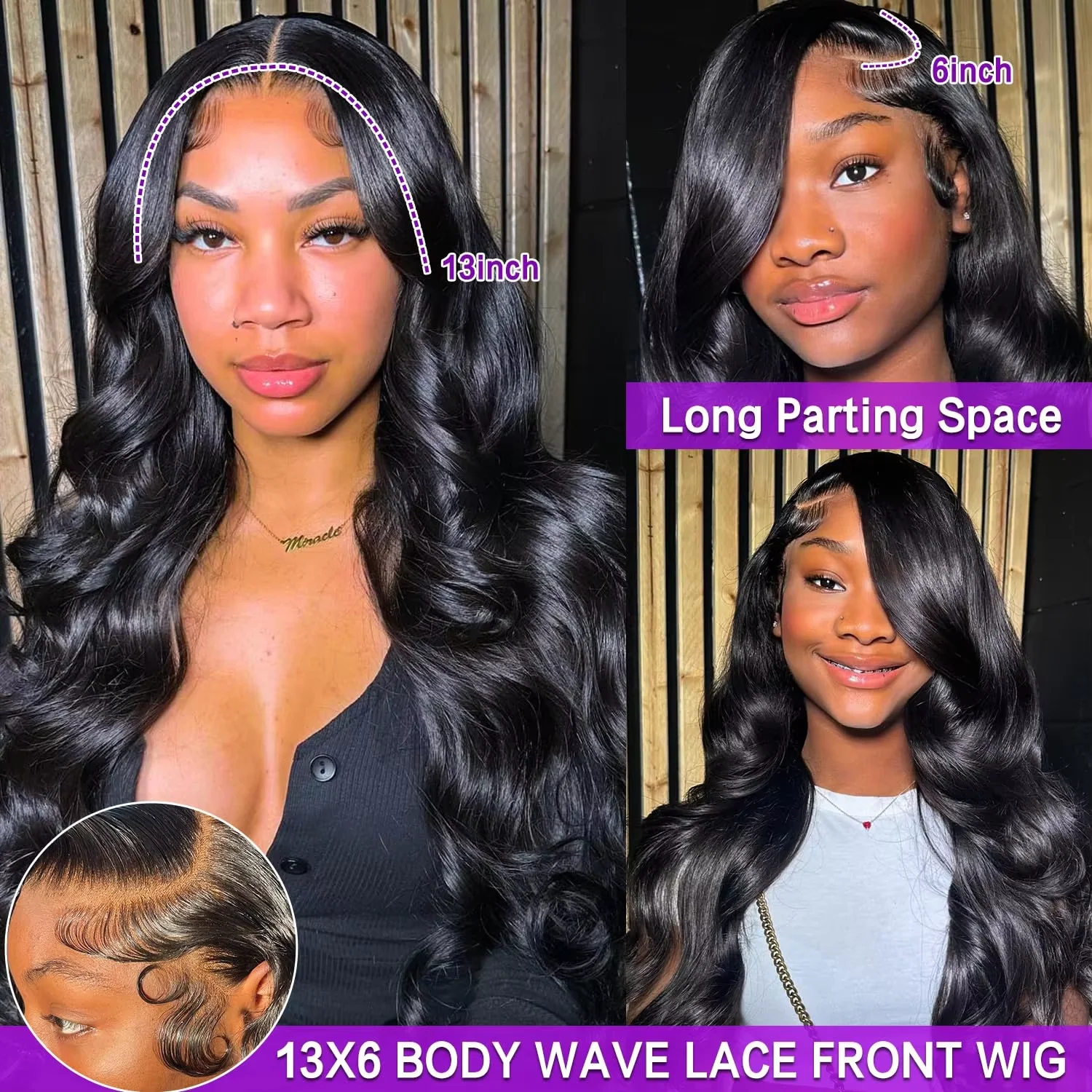 شعر مستعار طبيعي اللون بتموجات - مراجعة Hd Lace Frontal Wig Human Hair Pre Plucked وسعره
