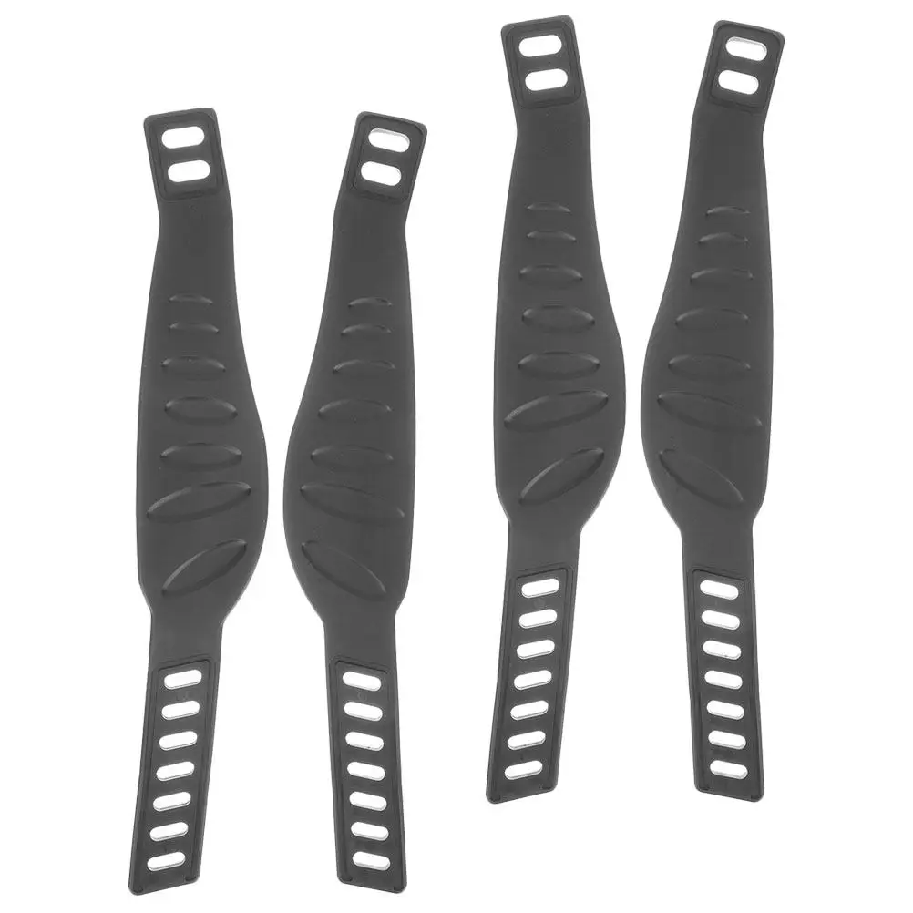 

4Pcs Adjustable Pedal Straps for Exercise Bike Universal Fit Heavy Duty Bicycle Foot Straps Stationary Cycling Workout