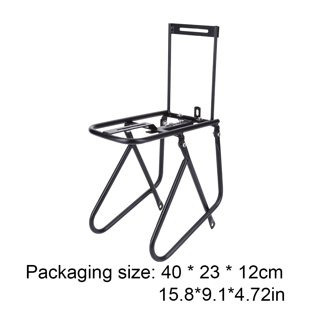 MTB 자전거 전면 패니어 랙, 자전거 화물 랙, 로드 베어링, 15kg 자전거 캐리어, 수하물 선반 브래킷, 산악 사이클링 액세서리