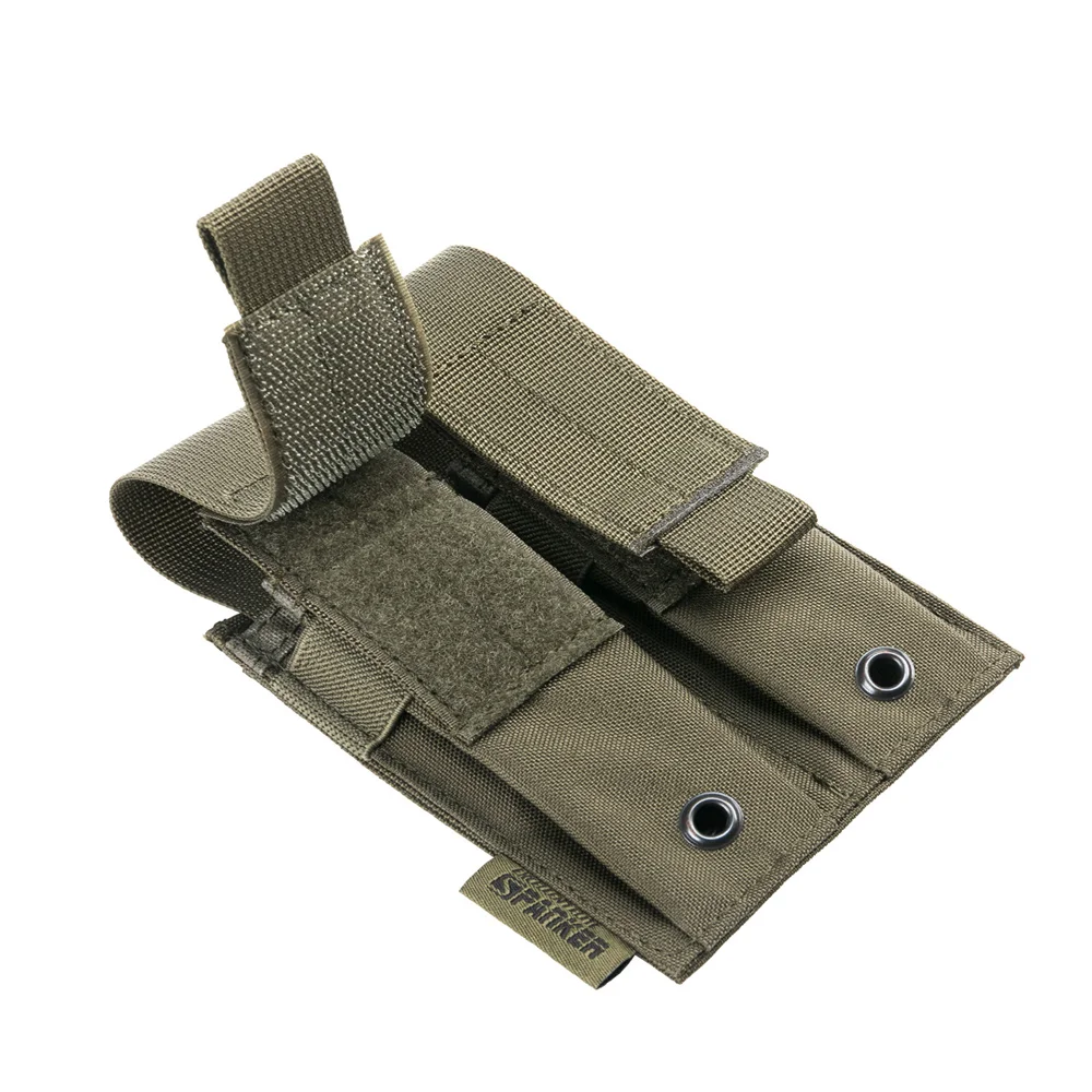 EXCELLENT ELITE SPANKER Tactical Double Pistol Mag Pouch Molle Magazine Pouch Airsoft  Storage Bags 9mm Pistol Magazine Pouches