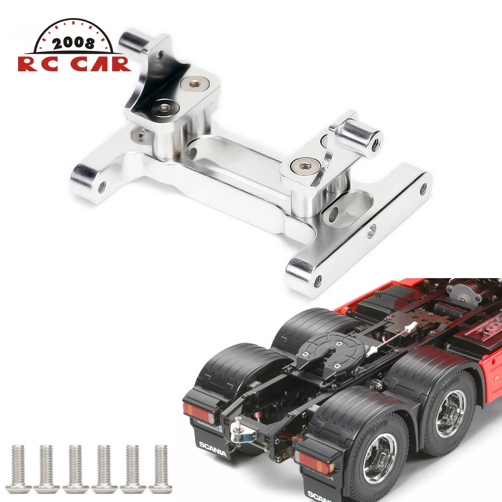 1Pc Aluminum Rear Chassis For Rc Car 1/14 Tamiya Tractor Truck 56301 56304 56309 56314 King Knight Hauler R620 MAN T