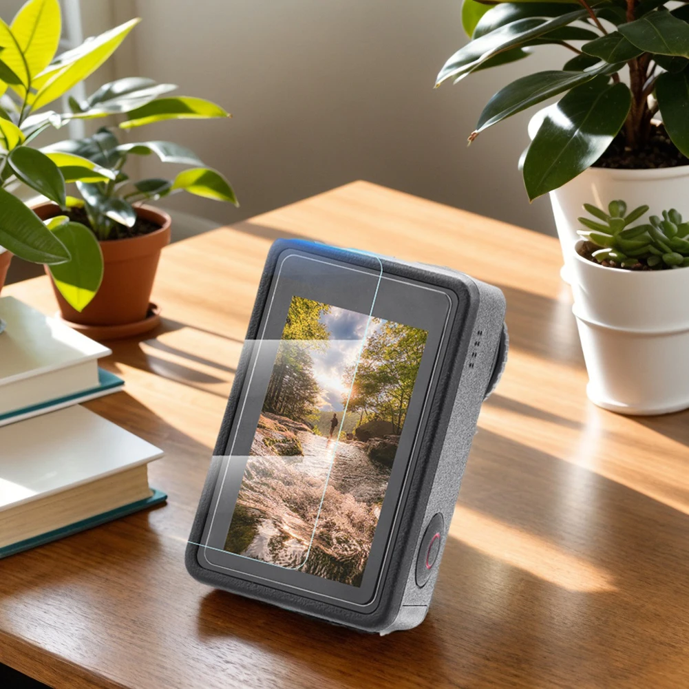 3Pcs Camera Front Back Lens Screen Protector Clear Screen Lens Film Cover for DJI OSMO Action 4 Camera