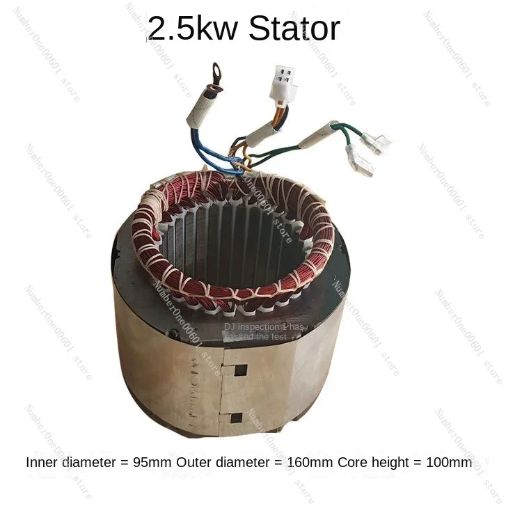 

Complete Generator Rewinding Kit - 1.5KW/2KW/2.8KW/3KW Pure Copper Stator & Rotor for Single/Three Phase