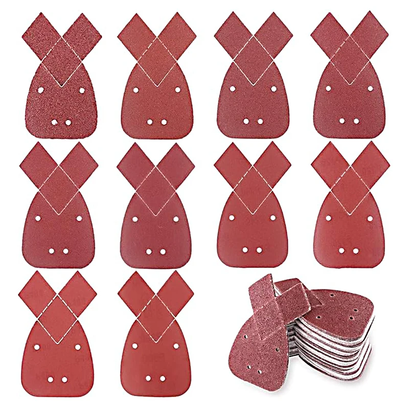 

Mouse Detail Sander 4 Hole Sanding Sheets Sandpaper with Extra 2 Tips for Replacement Polishing and Grinding Abrasive Tools