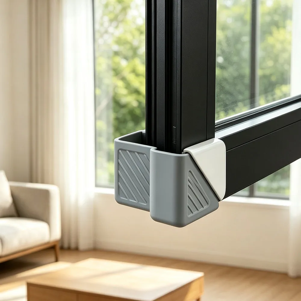 Soft Silicone Window Corner Protector Buffer Structure Sharp Corner Cushion Impact Buffer Comprehensive Wrap