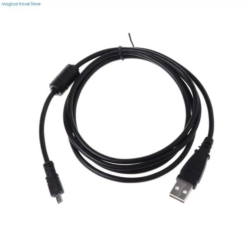 N2UB Camera USB Data Cable UC-E6 Cord 1.5M for Sanyo Pentax With Ring