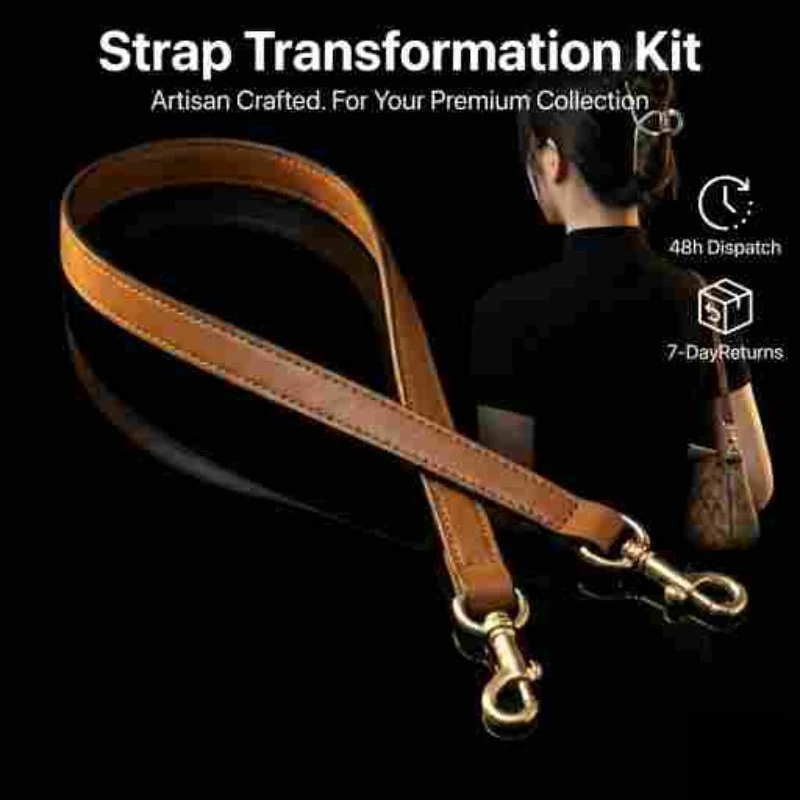 

Replacement Shoulder Strap for Mini Bucket Bag Adjustable Crossbody Belt Underarm Handle Microfiber Leather Accessories