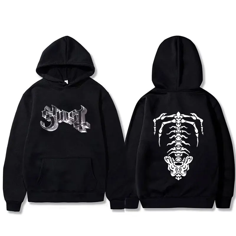 

Ghost Band Hoodie Skeleton Graphic Sweatshirt Men Women Rock Oversized Streetwear Unisex 90s Classic Gothic Punk Metal Hoodies