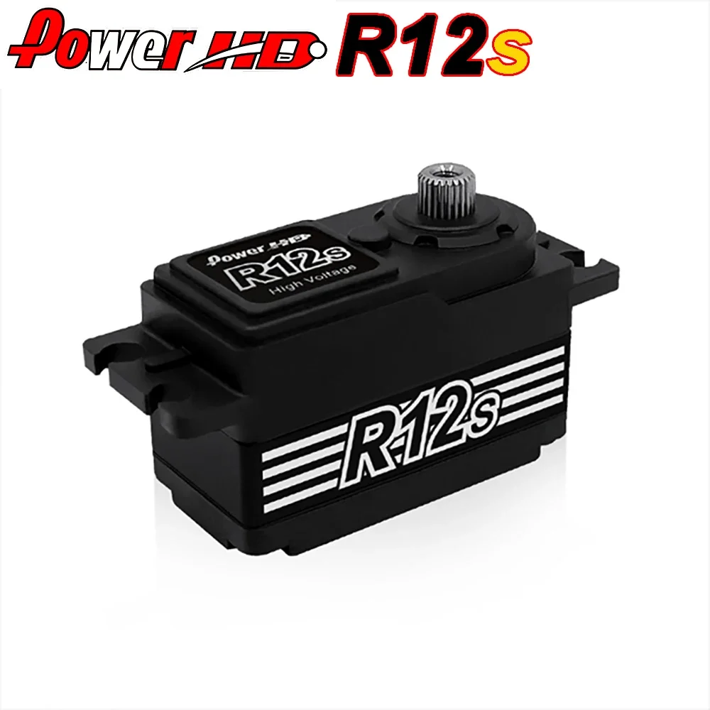 قوة HD R12S 12 كجم 6.0-8.4 فولت عزم دوران عالي تيتانيوم والعتاد المزدوج كروي سيرفو ل 1/10 Rc سباق السيارات على الطرق الوعرة مركبة 4wd لعبة
