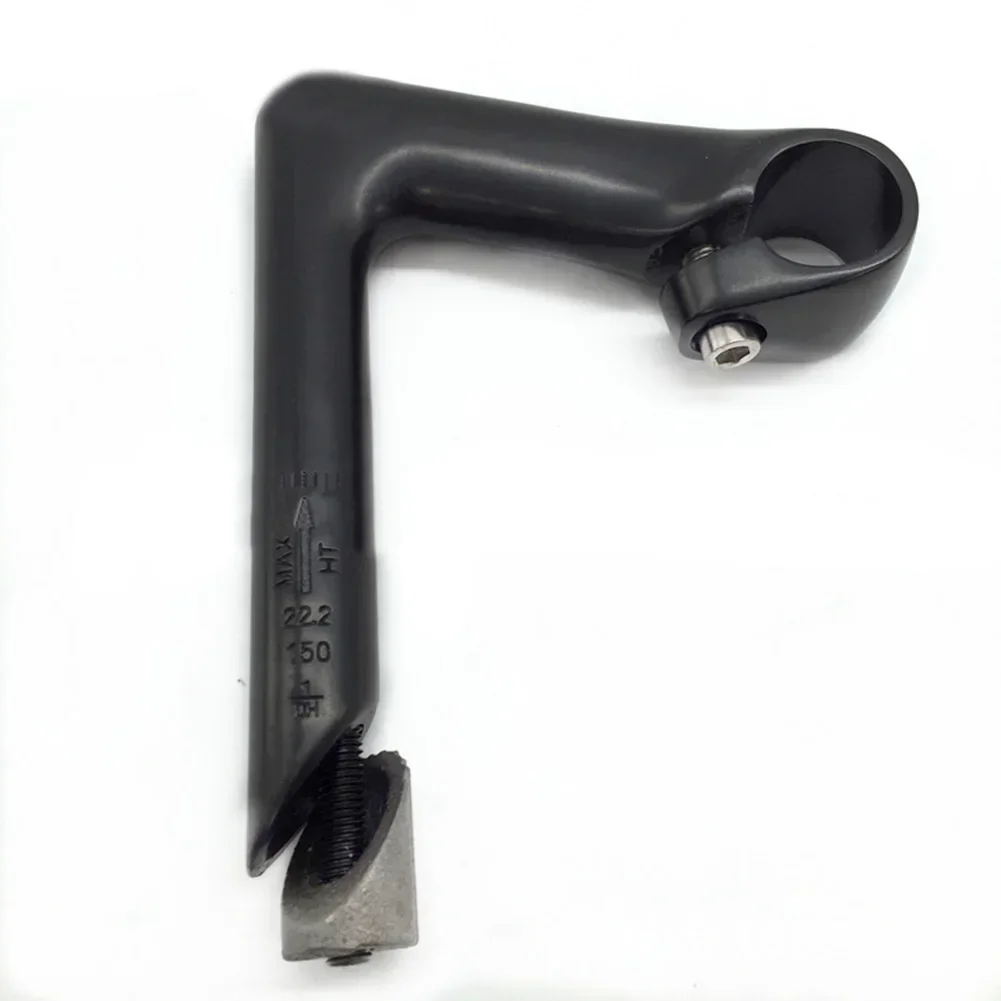 

High quality New Bike Stem Riser -17 degrees 22.2*150L Aluminum alloy Bicycle Black Gooseneck Handlebar 25.4mm