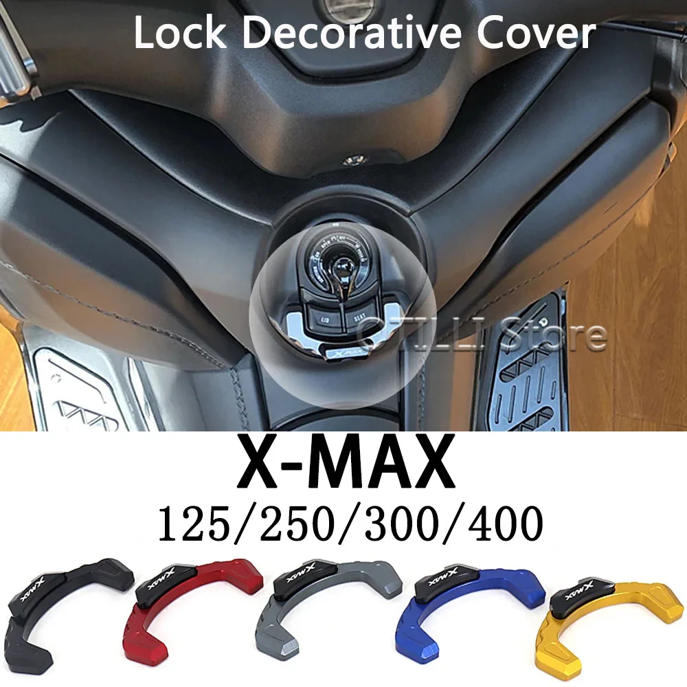 

Для Yamaha X-MAX125 X-MAX 250 X-MAX 300 2017-2023 X-MAX 400 XMAX 125 250 X-MAX 300 400 Электрический дверной замок с ЧПУ, декоративная крышка