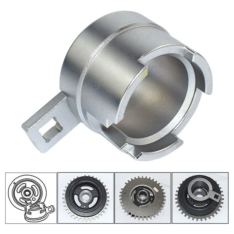 

Для Ford Volvo Focus 1,8 2,0 2,3 Ремень коленчатого вала ГРМ, опорный ключ для диска, инструмент для снятия