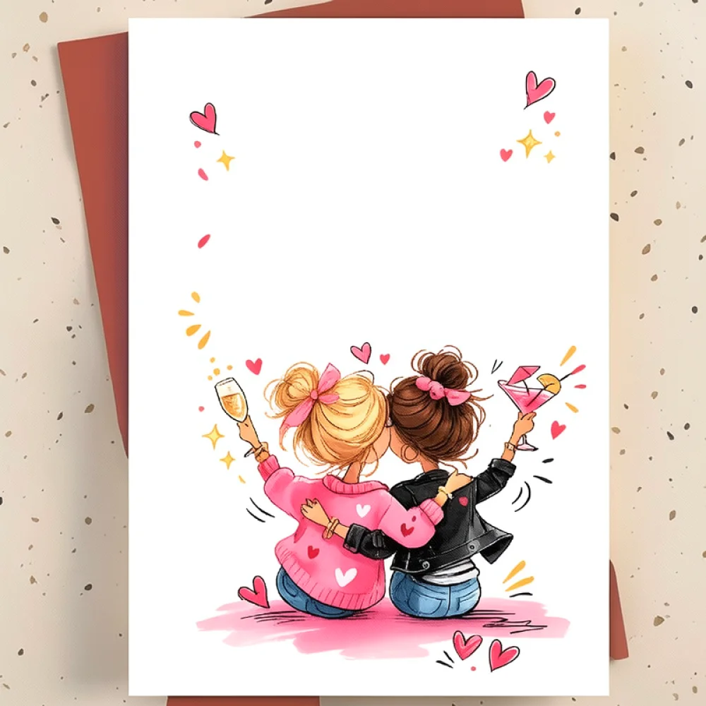 Minimalist Blessing Message Card White Cardstock For Gift Decoration Invitation Writing Stationery Office School Supply