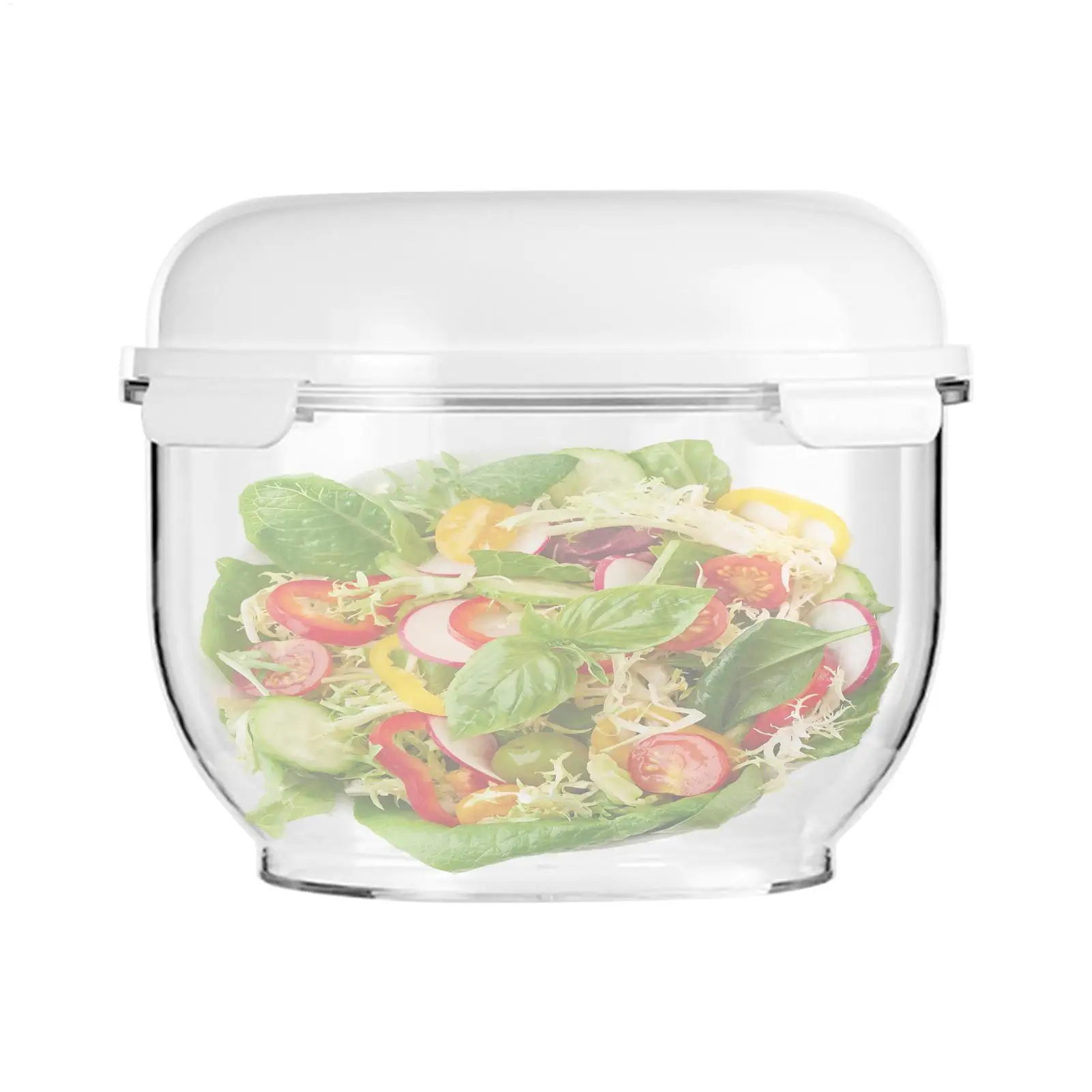 Dough Proofing Bowl Household Nonstick Rising Container Egg Beating Dish Transparent Kitchen Baking Bowl With Lid For Home