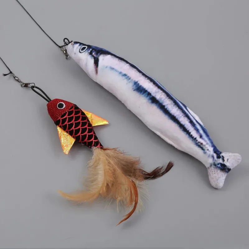 Telescopic Fishing Rod Cat Toy 4