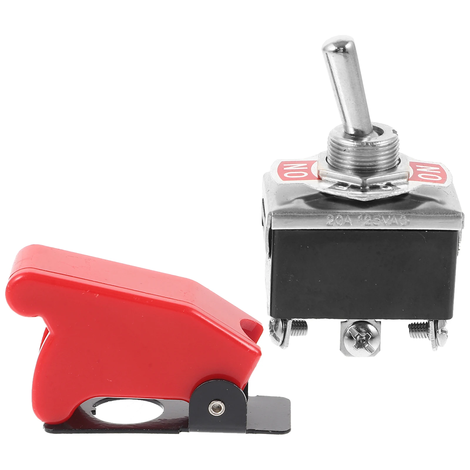 

Red Protective Cover Switch Toggle on off Way Waterproof Position Durable High Performance Easy Install