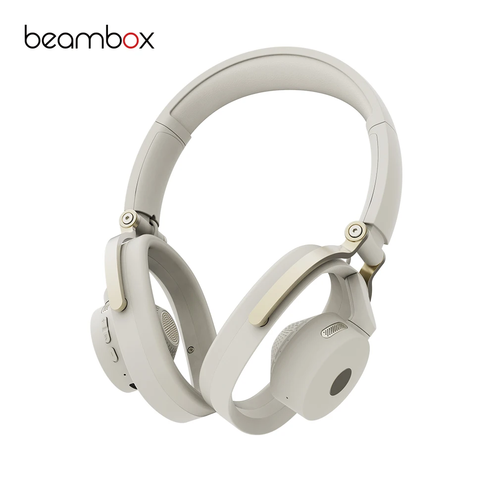 2025 Open Work Design Gaming Headset with AI-Enhanced Bass Technology Wireless Over-Ear Headphones for Sports Use