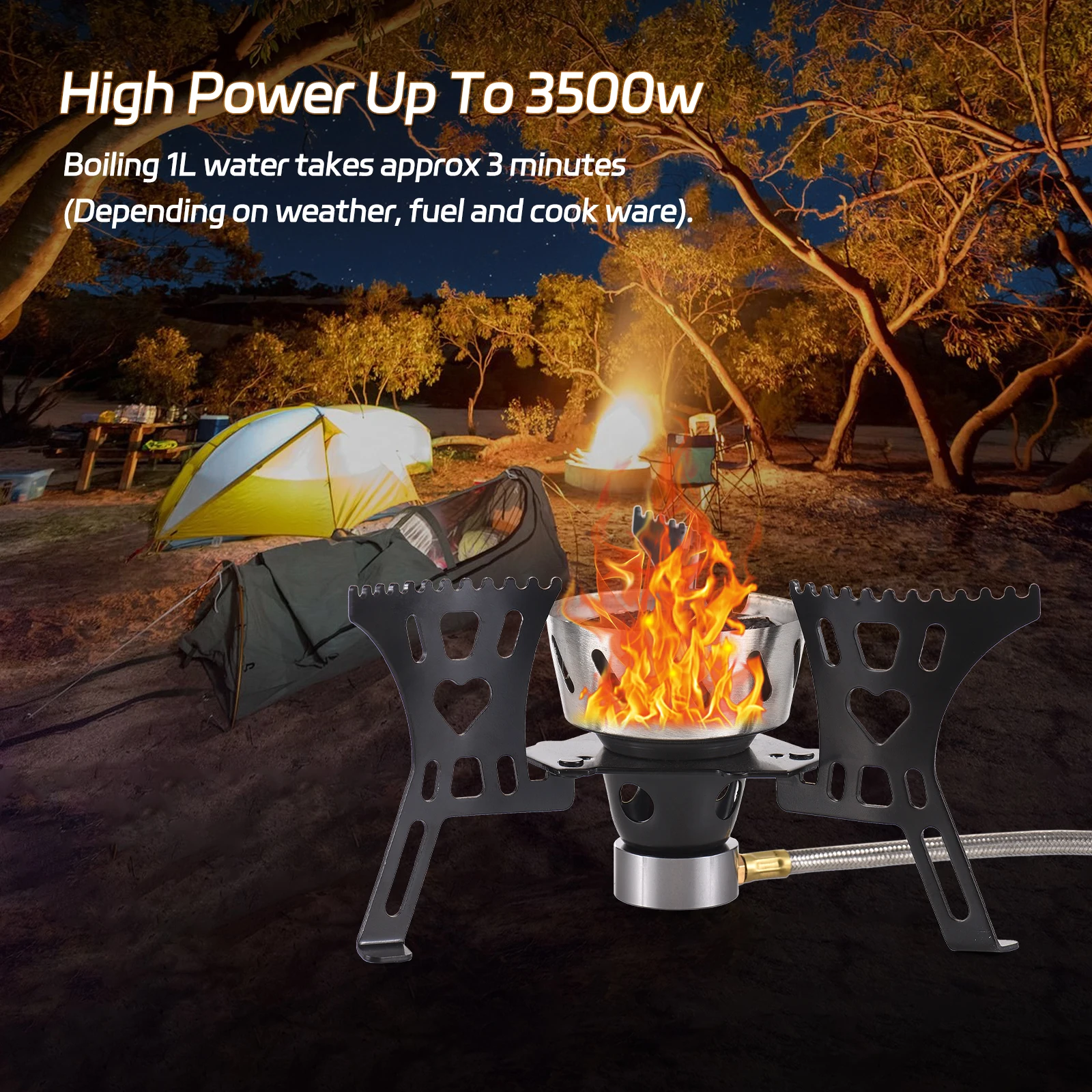 3500W Camping Stove Portable G - Camping Cooking Without Gas review and price