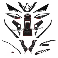 For KYMCO AK 550 2017-2018 Motorcycle Decorative Stickers Waterproof Anti scratch Decal 3D Epoxy Resin Stickers Kit