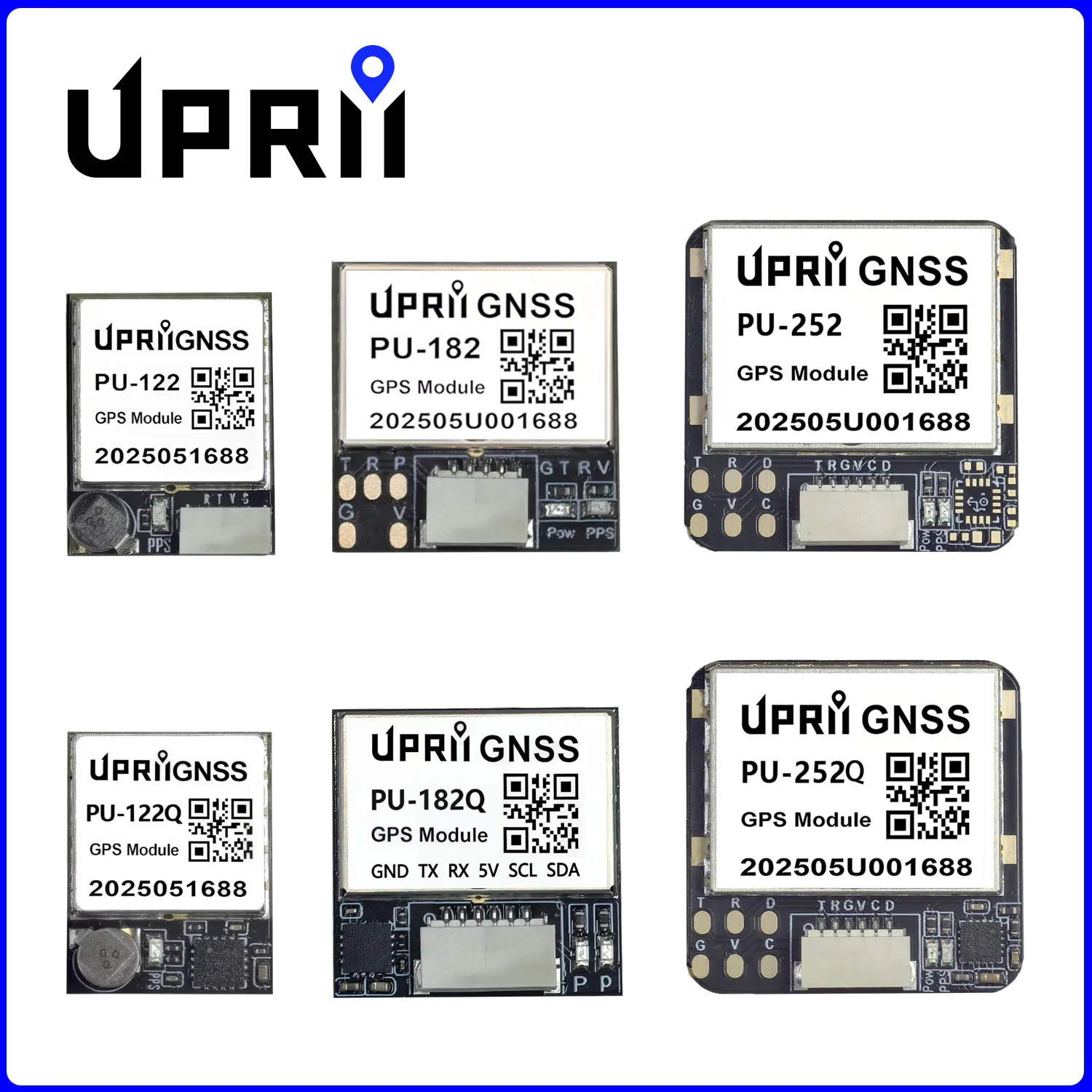 PU‑252Q 10th Gen UBX‑M10 High Precision GPS Module Path Recording & Route Matching GNSS Positioning Board
