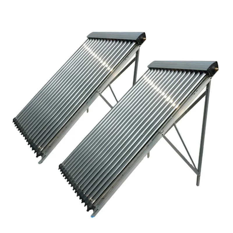 15 tubes heat pipe solar collector with 45 degree Aluminum frame