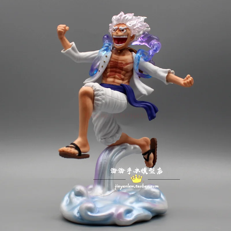 19cm Anime One Piece Figure G5 Luffy Sun God Fifth Gear Nika Form Gum Gum Fruit Awakening Model Action Figurine Collectible Toys