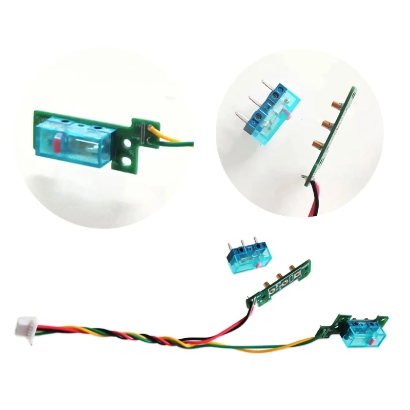 Hot Swap Button Modul Externes Button Modul MicroSwitch Button Key Board für G304 G305 Maus, Green Edition