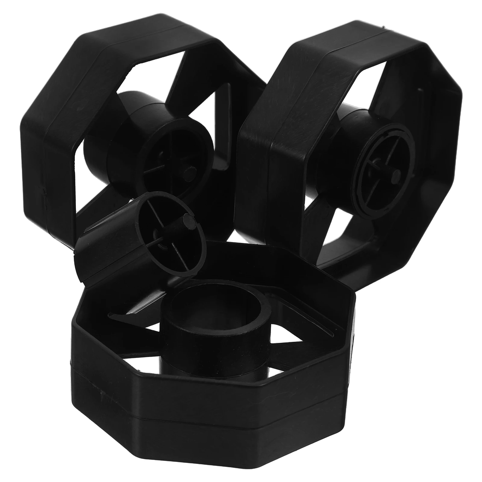 

3 Sets Tape Seat Roller Core Desktop Holder Rolling Replacement Component Dispenser Plastic Adhesive Accessories
