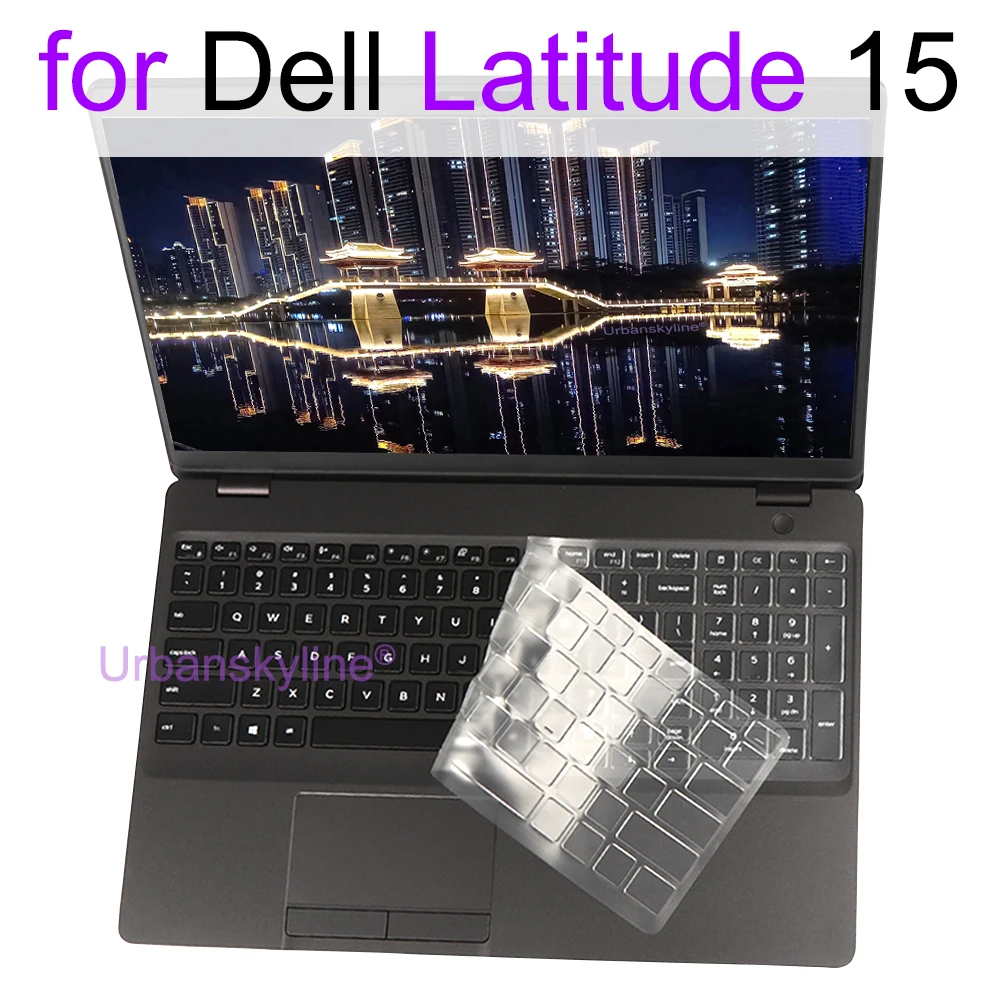 

Keyboard Cover for Dell Latitude 15 3000 3550 3540 3530 3520 3510 3560 3570 3580 3590 3500 Silicone Protector Skin Film Case