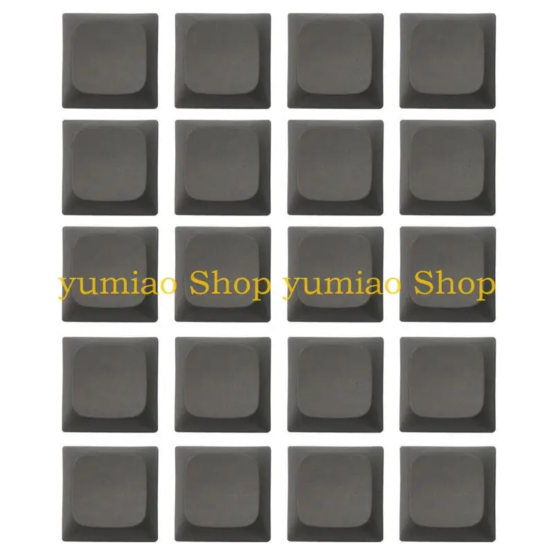 587B 20Pieces Color PBT Keycaps 1U Size XDA Height No Print For Mechanical Keyboards Easy Installation Blank Keycap