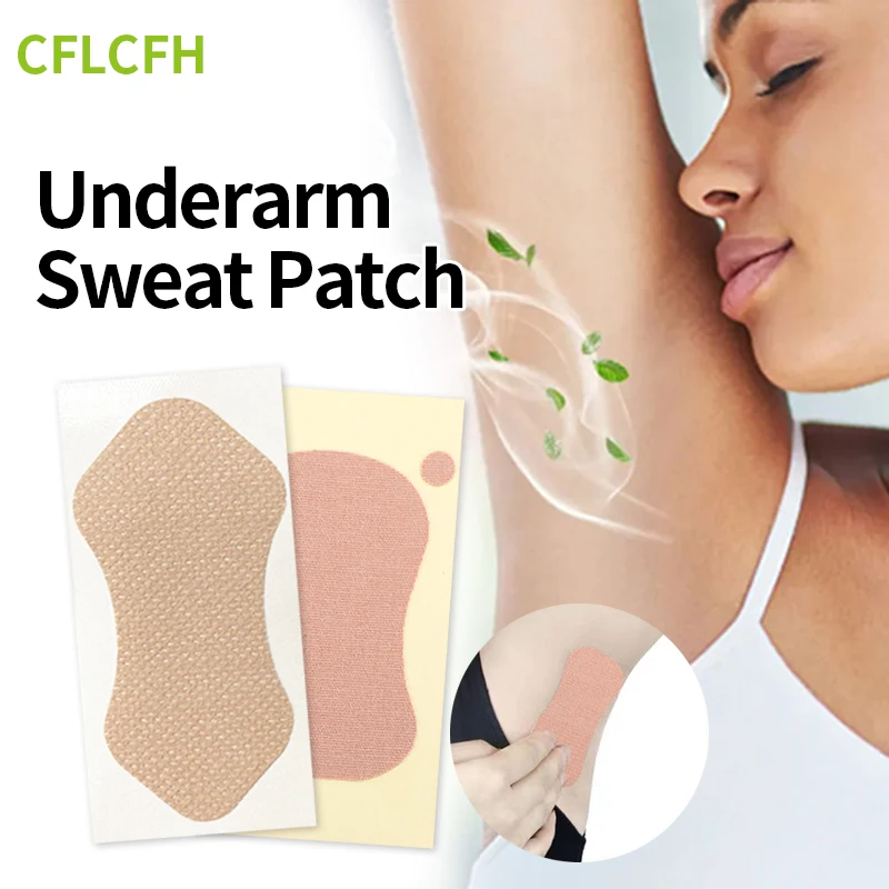 

Underarm Sweat Pads Armpit Perspiration Patch Underarm Absorbent Sticker Anti Sweat Deodorants Disposable for Men and Women