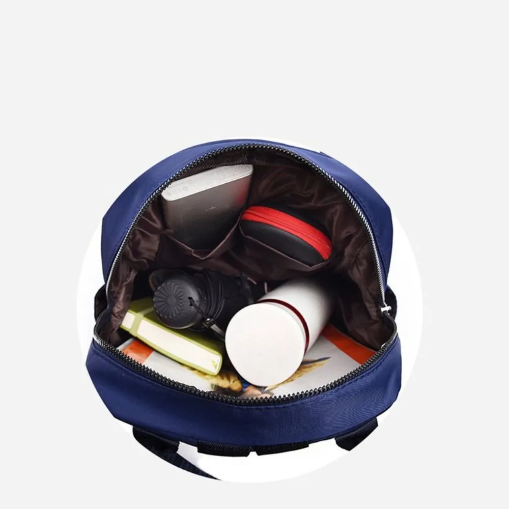 Bolsos de hombro impermeables duraderos, mochila Oxford de gran capacidad para mujer, correas ajustables, mochila de viaje ligera