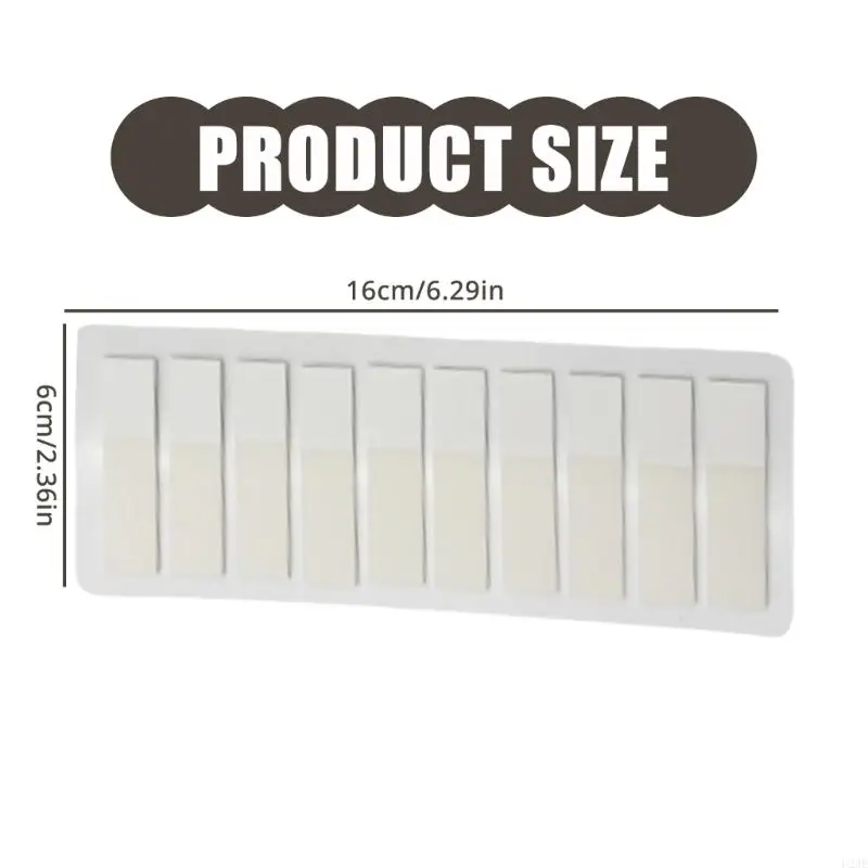U2JE 120PECESS White Clear Index Etichetta Etichetta per animali domestici Scrivi Note adesive Adesive Pagina Marker Segnalibri