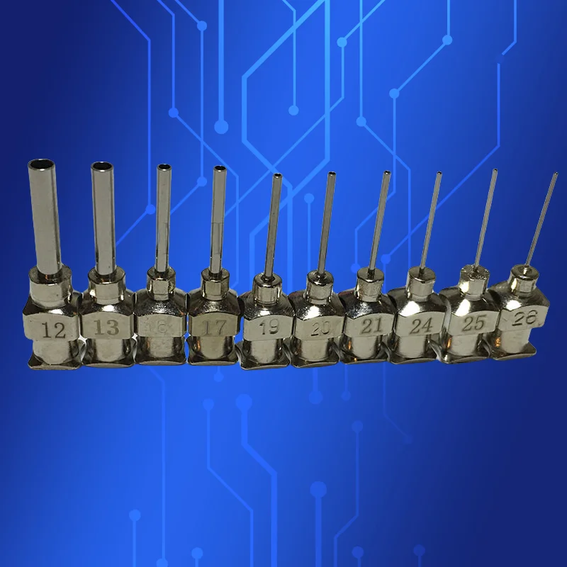 

Бесплатная доставка, цельнометаллический наконечник иглы для дозирования клея из нержавеющей стали, 1/2 дюйма, Hysol Dymax EFD Fisnar, 10 шт.