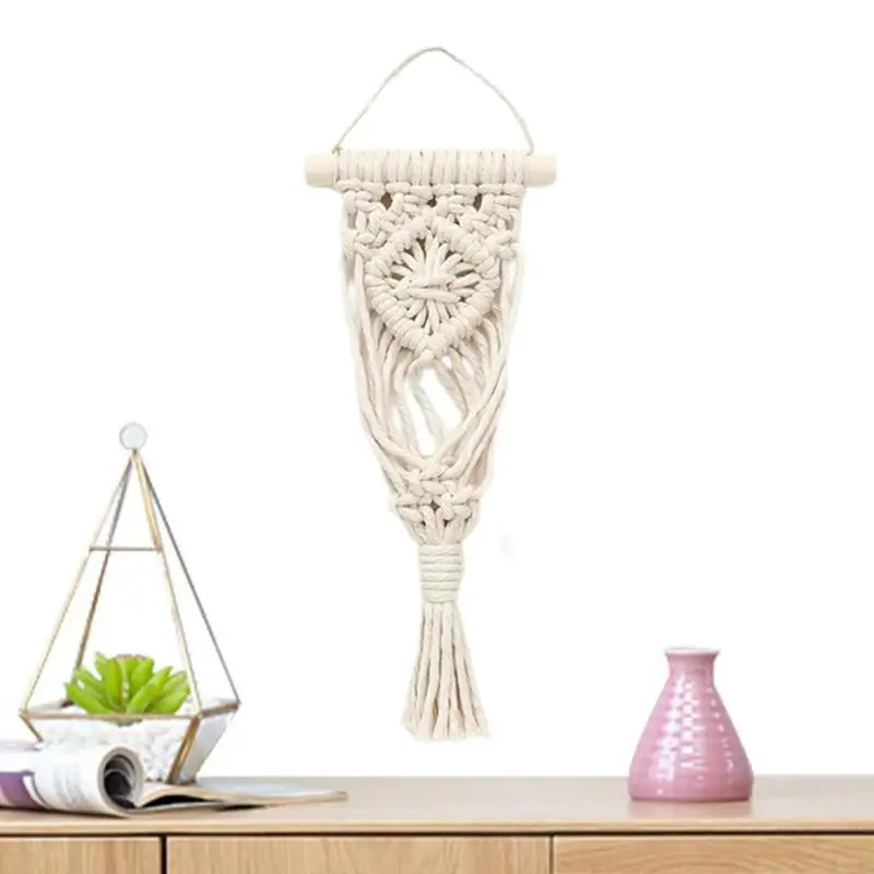 

Air Fern Macrame Plant Hanger Air Plant Stand & Plant Hanger Indoor Sturdy Relaxing Planter Basket For Balcony Garden Living